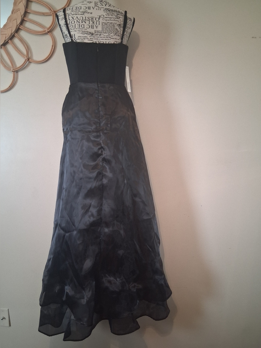 Anthropologie Hutch Black Cascading Ruffle Dress Size S - Picture 9 of 13